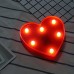 3D LED LOVE Sign Table Lamp With Heart