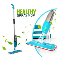 High Quality Water Spray Mop with Long Handle and Cleaning Brush