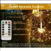 Waterproof LED Remote Control Firework Hanging Starburst Fairy Lights For Home And Outdoor Decorations