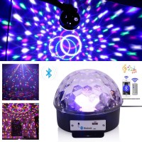  Remote Control Bluetooth and USB Supported Led DJ Ball Disco Stage Lights With Builtin Speaker 