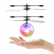 USB Rechargeable Colorful LED Flying Ball Helicopter