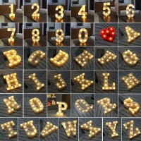 1 Piece Led Letter Light Marquee Alphabet Decorative Light Party & Wedding (Mention Your Letters In Comment)