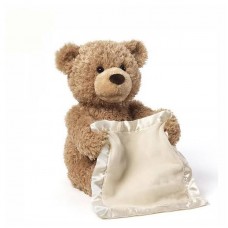 Peek-a-Boo Teddy Bear Plush Toy Playing Hide and Seek Sing Music