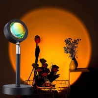 Atmospheric RGB Sunset Projector Lamp Light With 4 Color Lenses