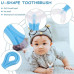 Pack of 2 U Shaped Toothbrush For Kids