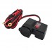 Waterproof 12V Motorcycle Dual USB Charger With Socket