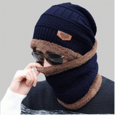 2 Pieces Winter Hat And Neck Warmer Set